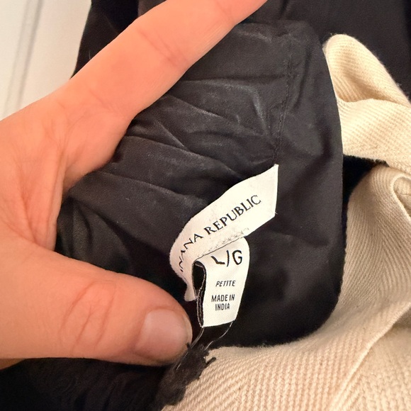 Banana Republic Poplin Black Dress with Open Back - Picture 12 of 13